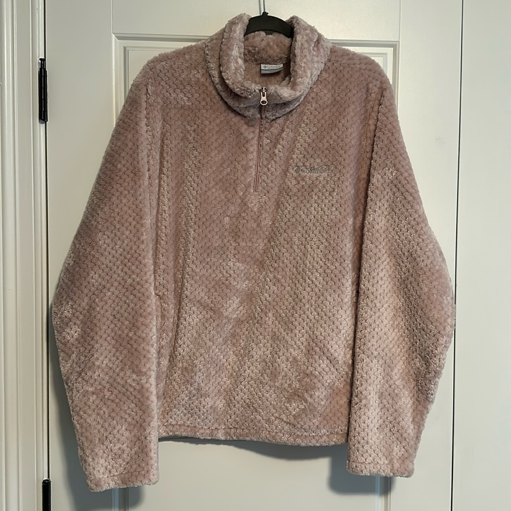 Women’s Columbia Beech Forest 1/4 Zip Fleece Size XXL